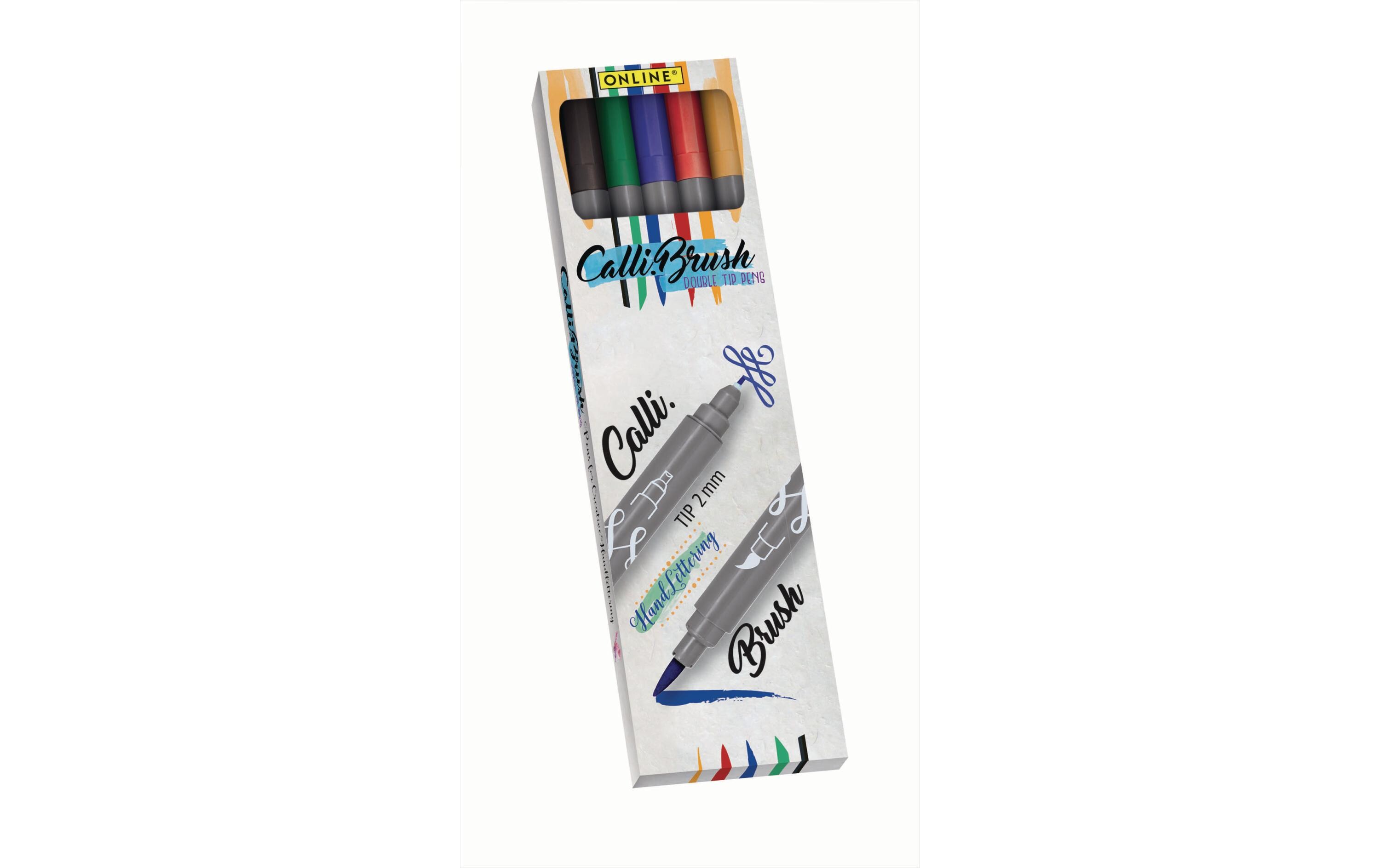 Brushpen Callibrush Handlettering Standard MehrfarbigFaserschreiber für Kalligraphie