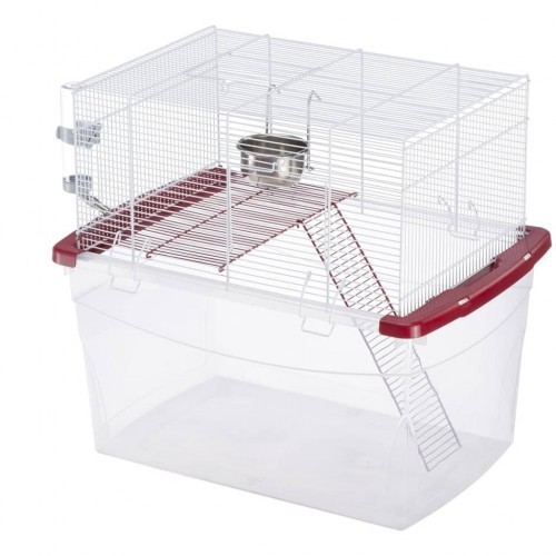 Gaiola transparente para hamsters e gerbos