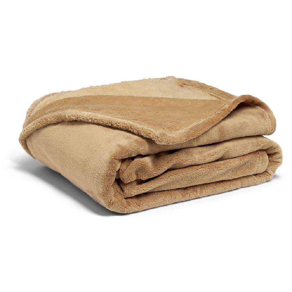 Couverture flanelle 200x220cm polyester - 3 coloris
