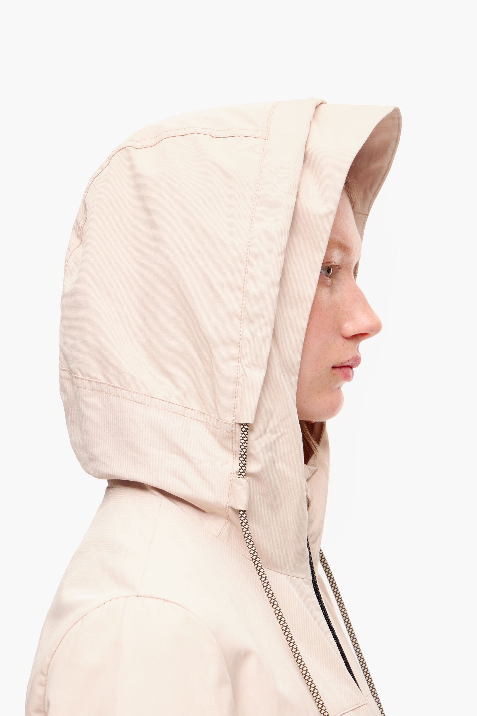 Trench coat flare cor pedra