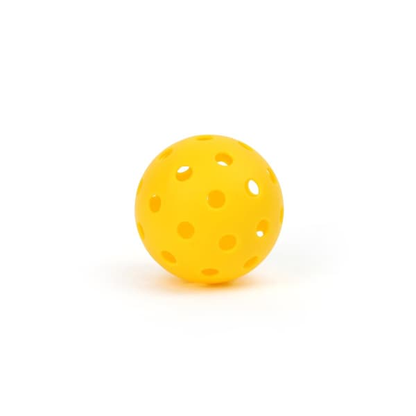 INF Pickleballballer - sett med 6 stk., 40-hulls pickleballer 74 mm