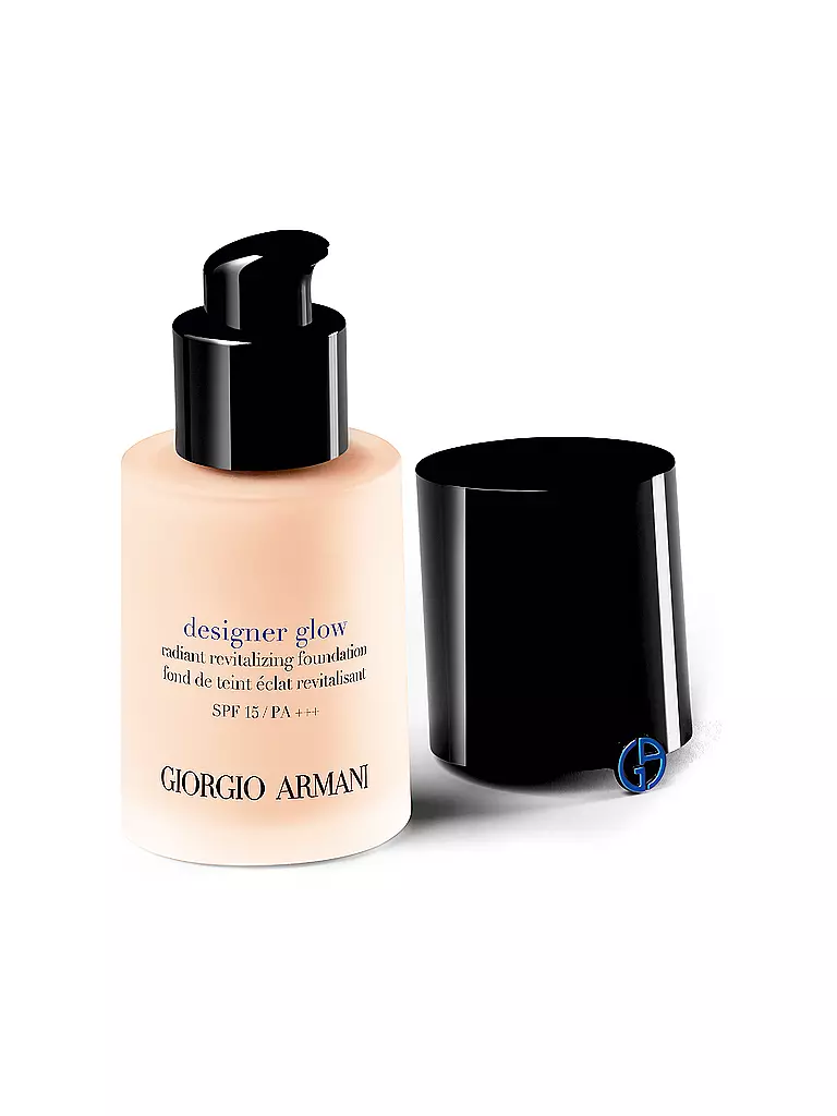 GIORGIO ARMANI COSMETICS  Designer Glow Foundation 30ml LSF 20 (2) beige