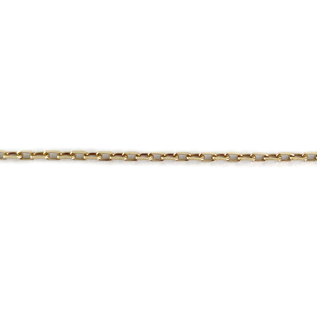 Chaine d'occasion or 750 jaune maille forçat 51 cm