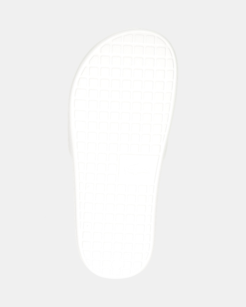 Lacoste Serve Slide Slippers  - wit