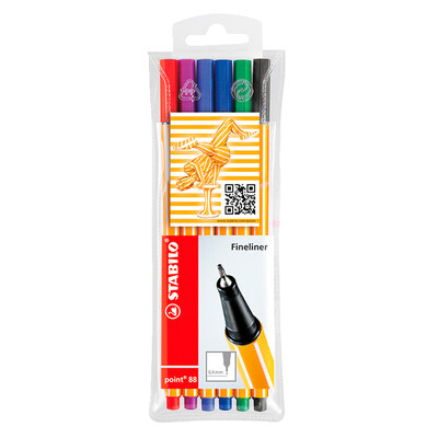 Stabilo Stabilo Point 88 6er Etui assortiert, assortiert
