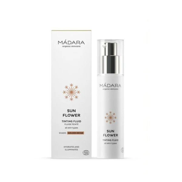 Mádara Crème Hydratante Teintée - Beige doré - Sun Flower 50ml