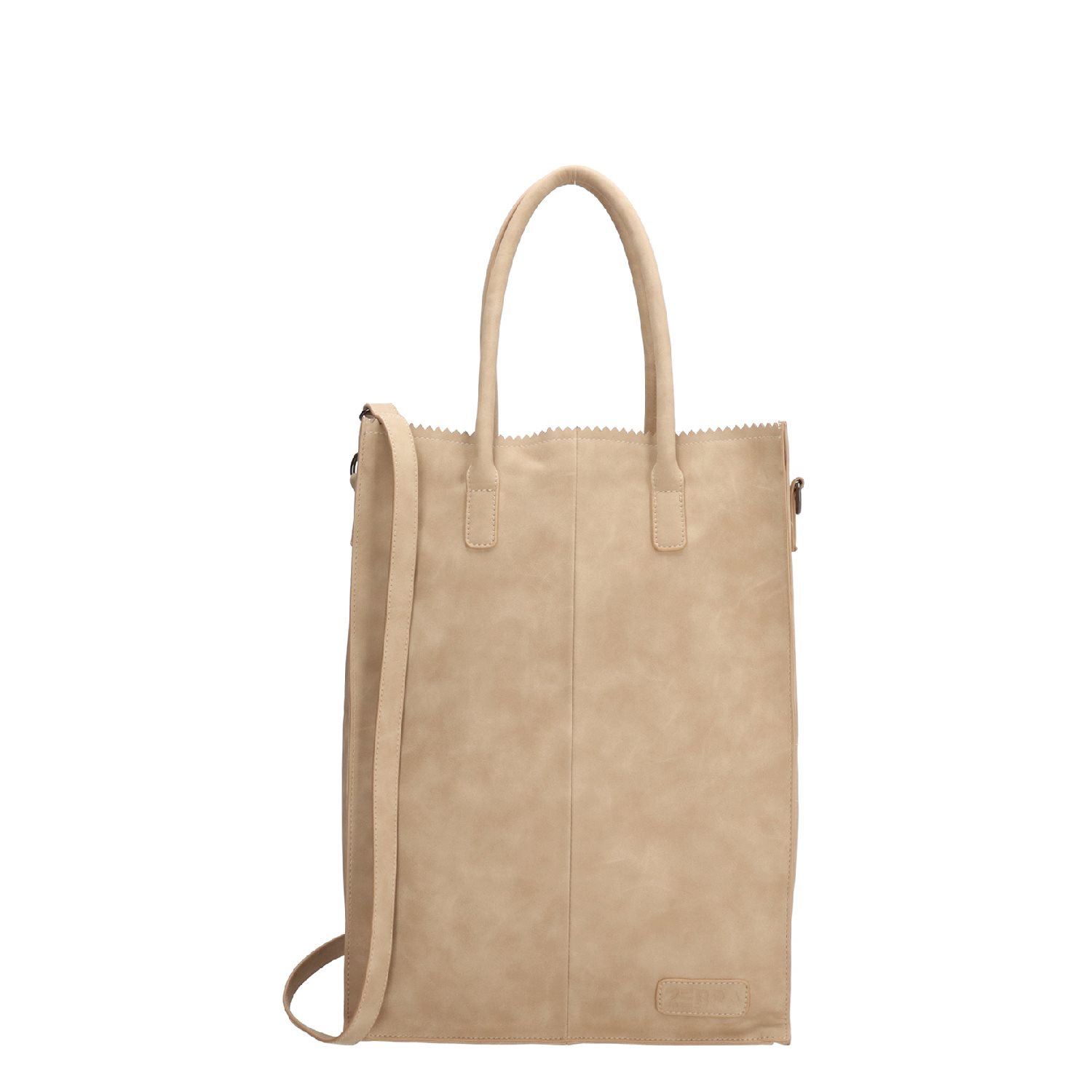 Zebra Trends Rosa Shopper 14 inch zand