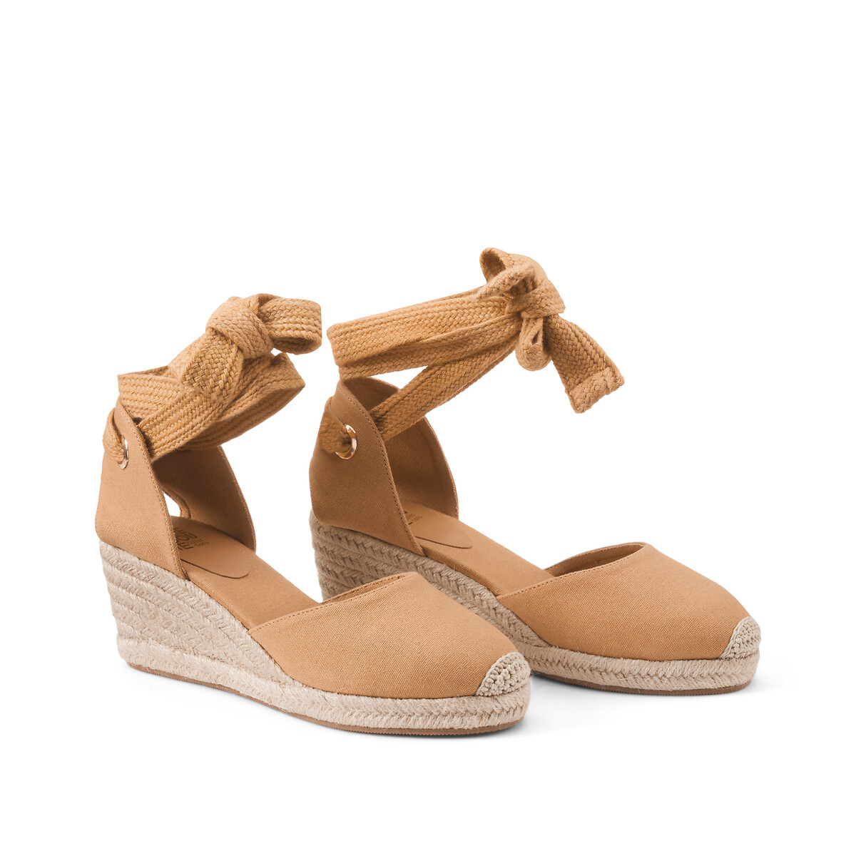 LA REDOUTE COLLECTIONS PLUS<br>Alpercatas de cunha, atacadores no tornozelo