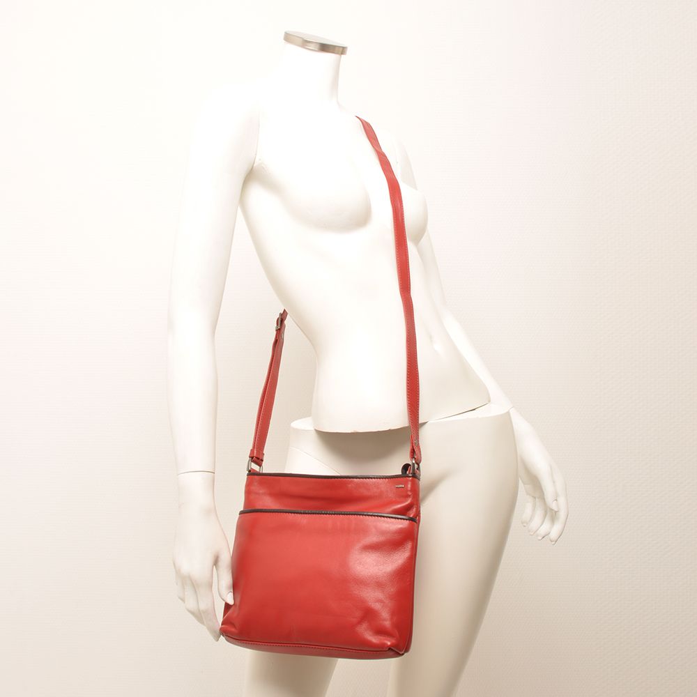 Berba Soft Crossbody Tas Rood