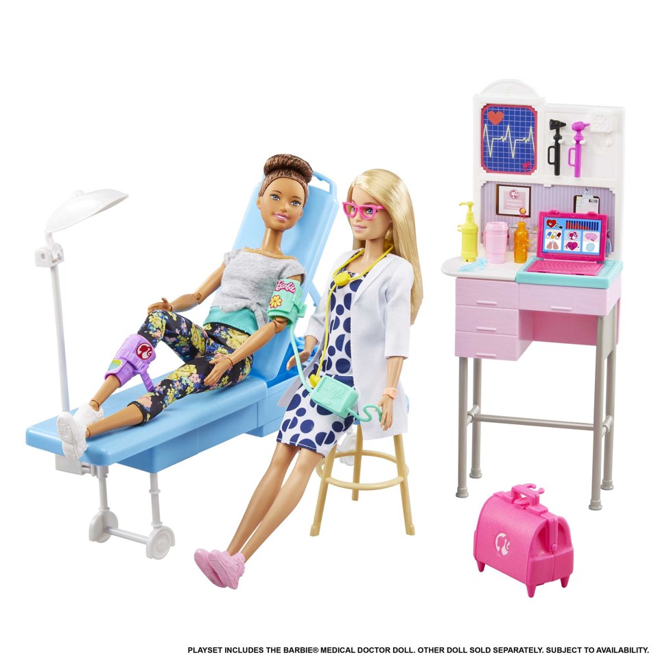 Barbie - Medicinsk Doktor Dukke og Legesæt