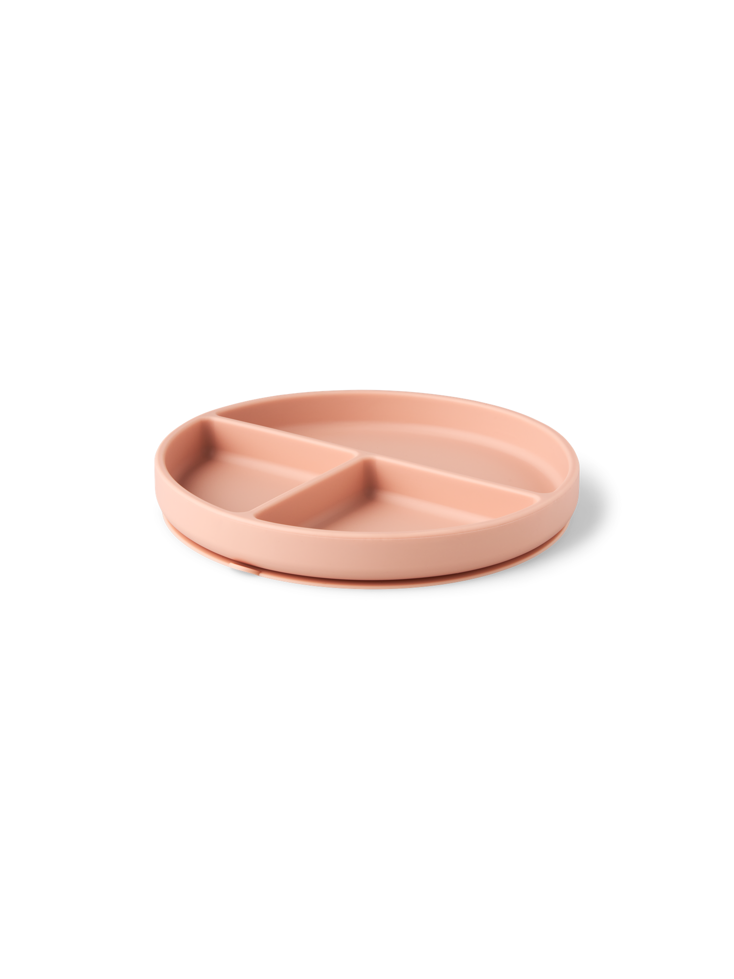 Tallerken med sugekop | Fødevaregodkendt silikone. Ø18,5 cm.  | Rose | Mushie