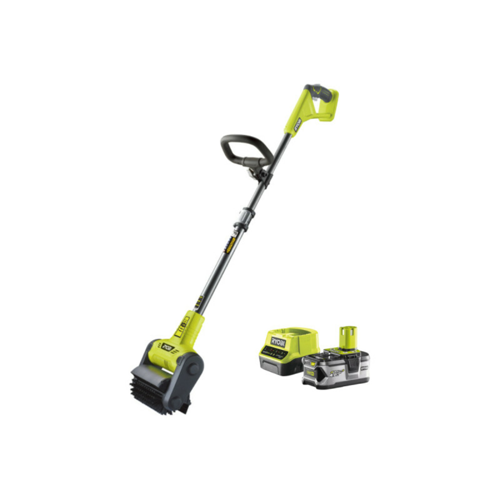 Nettoyeur de sol ryobi 18v oneplus - 1 batterie 4.0 ah - 1 chargeur - ry18pcb-140