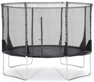 Plum 12ft Space Zone II Telescopic Trampoline inkl. Sikkerhetsnett 366 cm