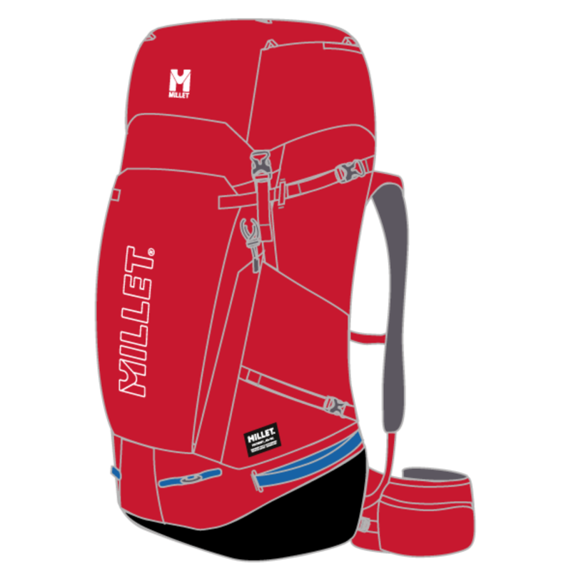 Peuterey 35+10 - Sac à dos alpinisme