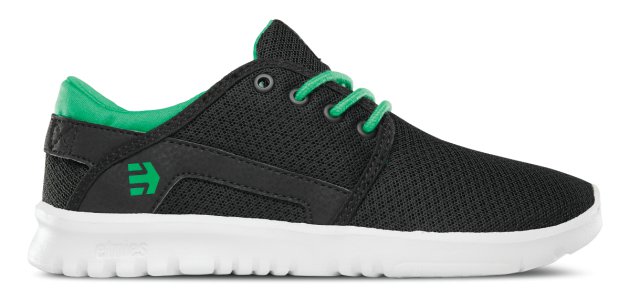 Etnies Kids Scout Black Green 1 US