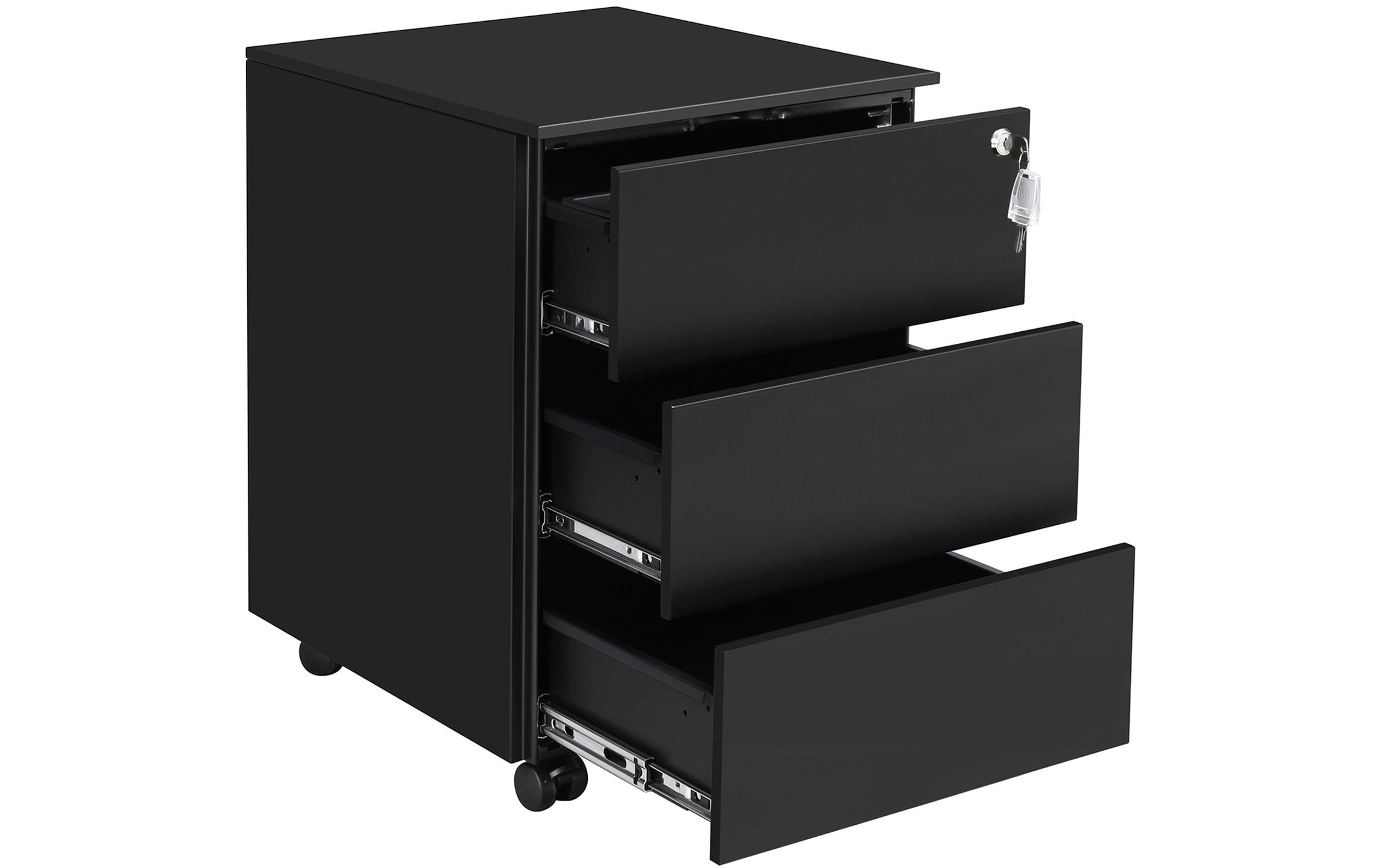 SONGMICS Rollcontainer »Schwarz«