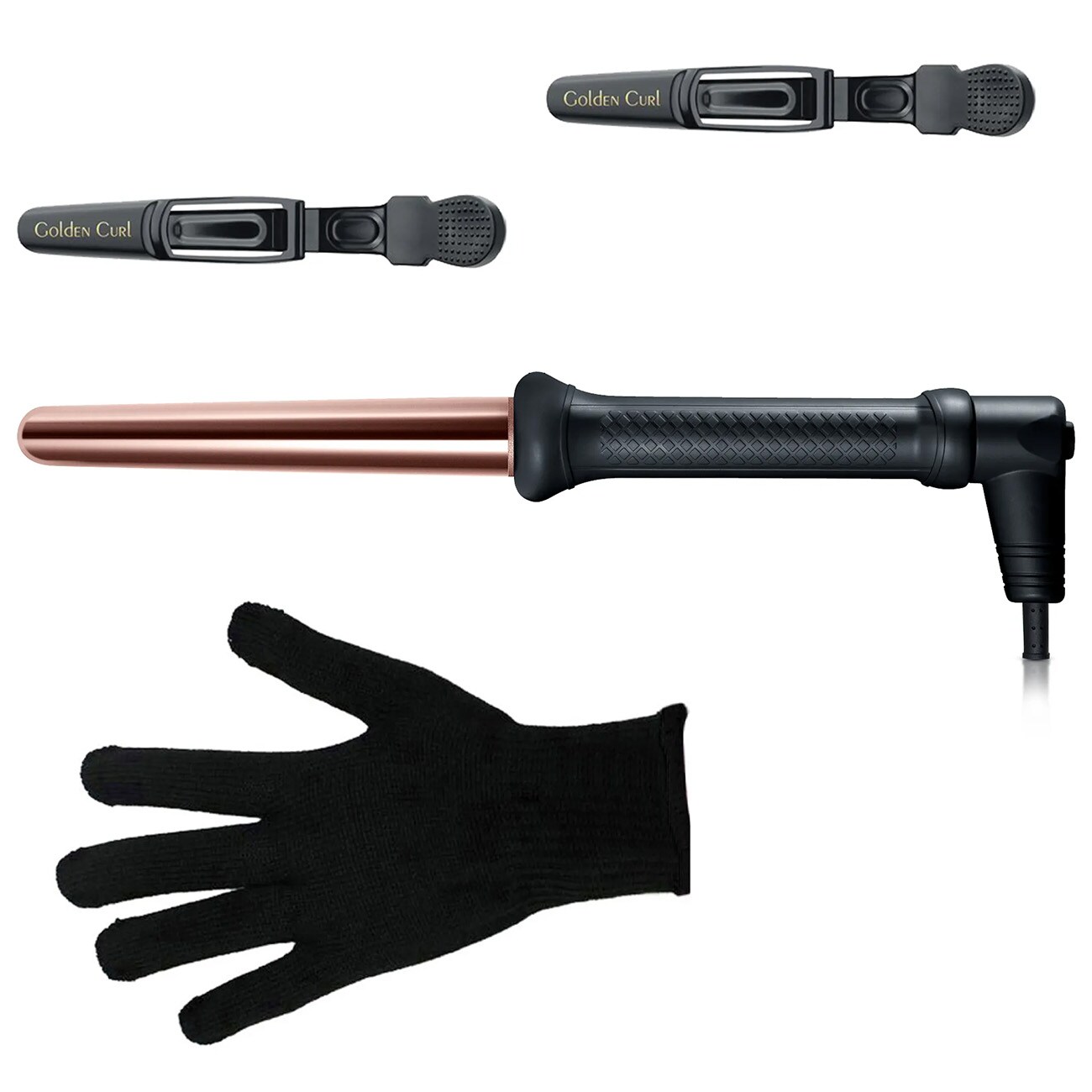 Golden Curl GL506 The Gold 18-25mm Curler schwarz Lockenstab