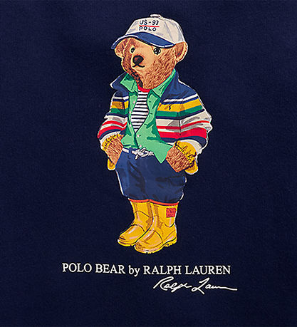 Polo Ralph Lauren Sweatshirt - Navy m. Kuscheltier