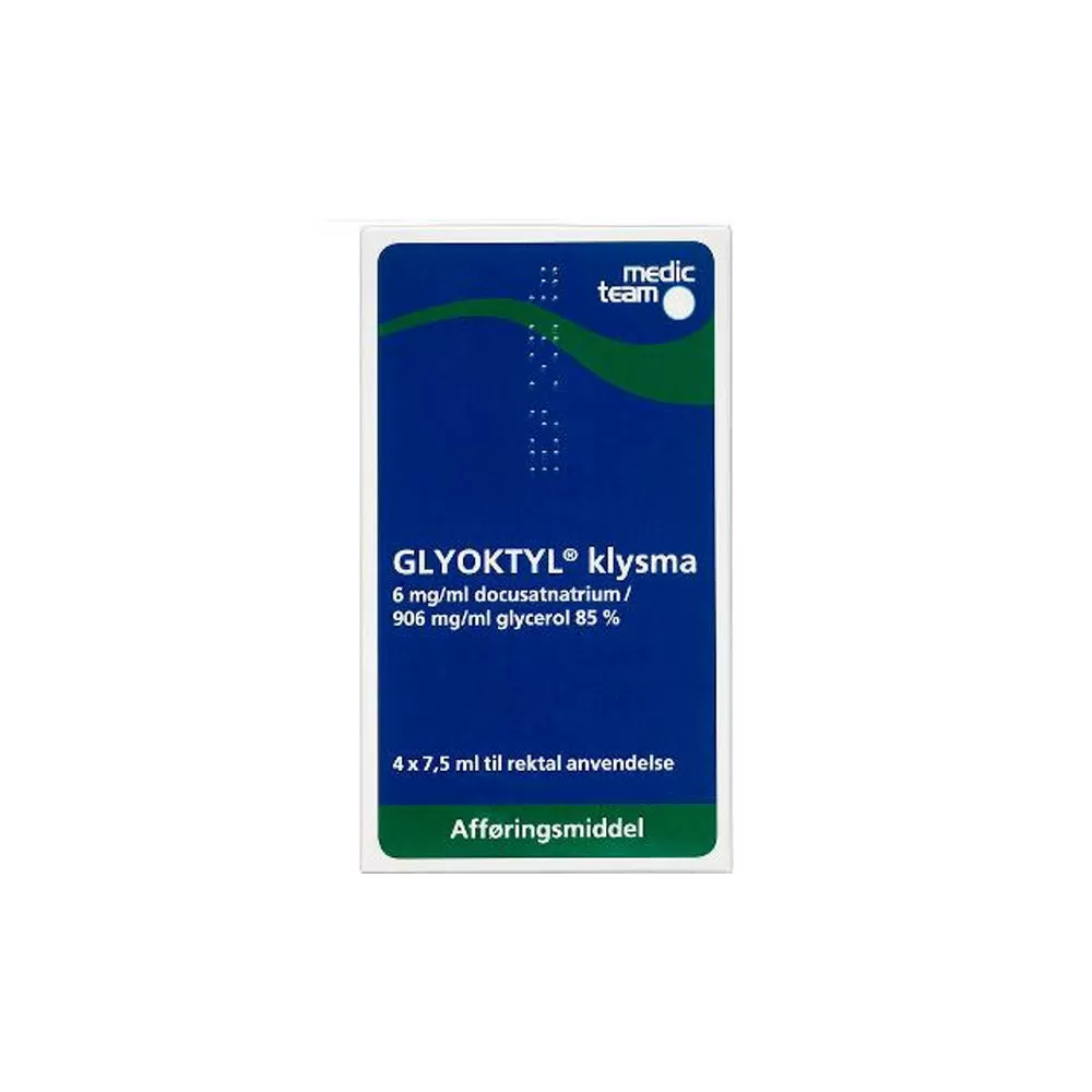 Glyoktyl Klysma - 4 x 7,5 ml