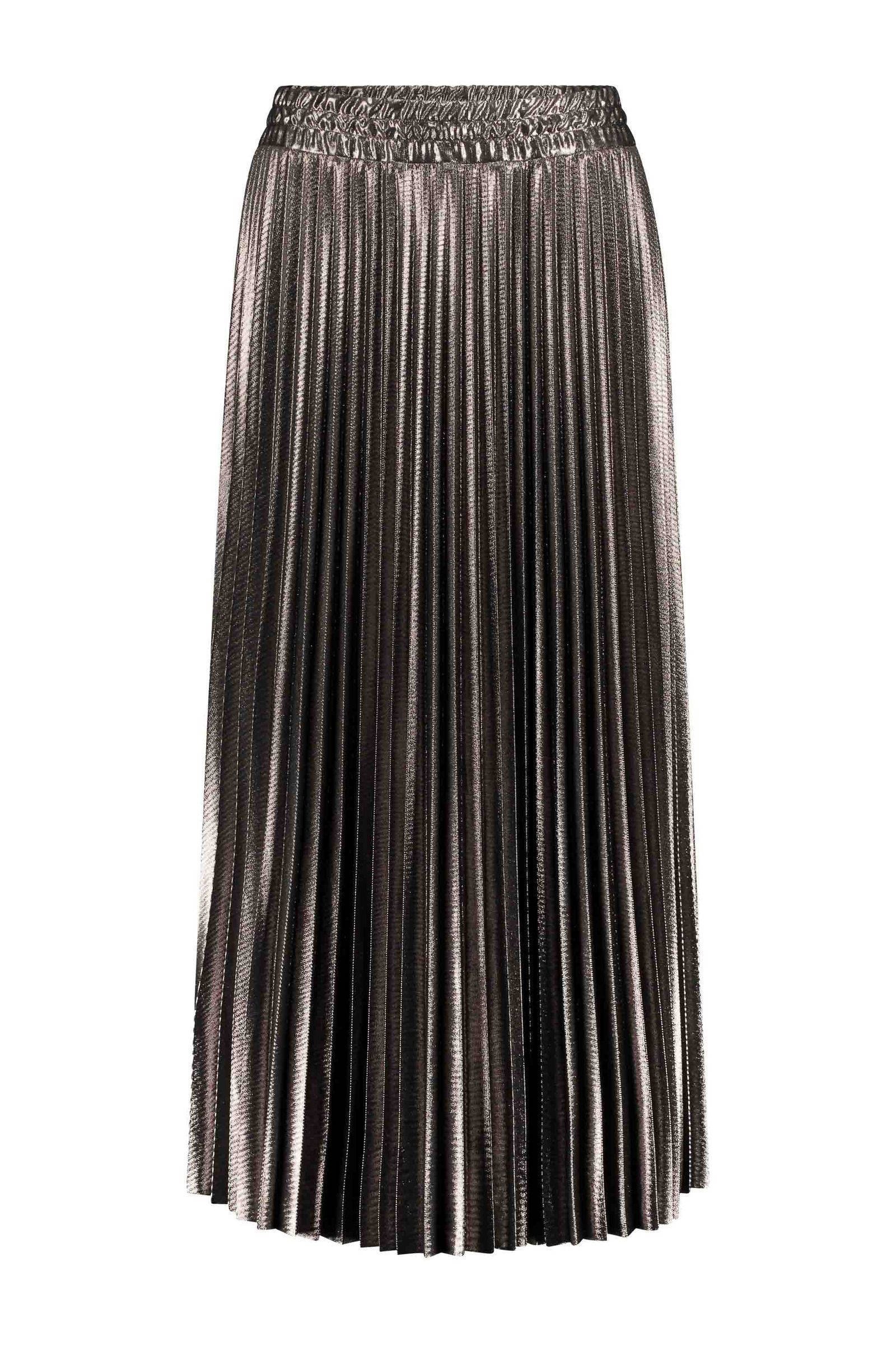 Expresso plissé rok goud