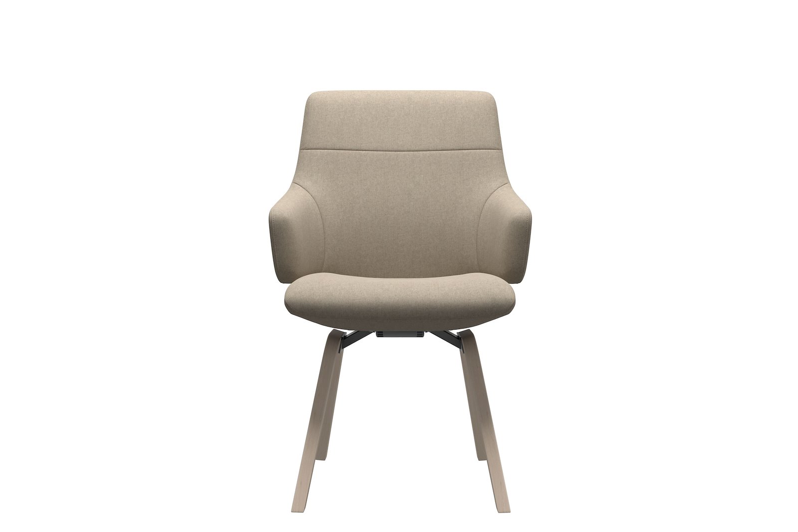 Chilli spisestol Tekstil Calido - Light Beige - Whitewash