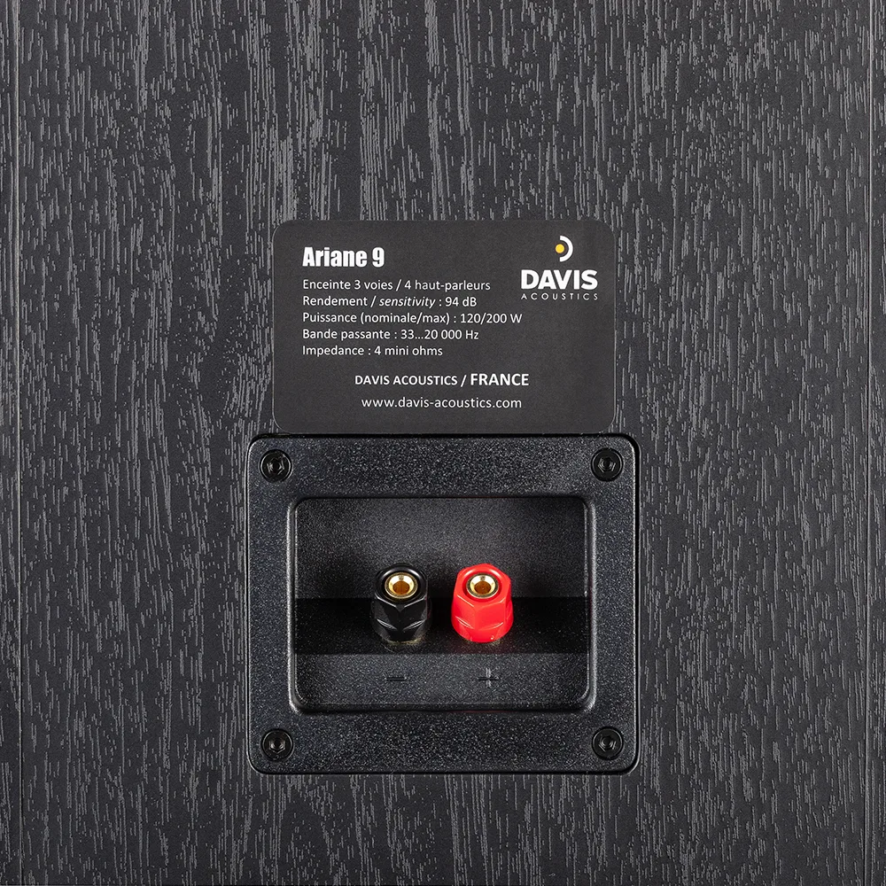 Davis Acoustics Ariane 9 Noir (la paire) Enceintes colonne