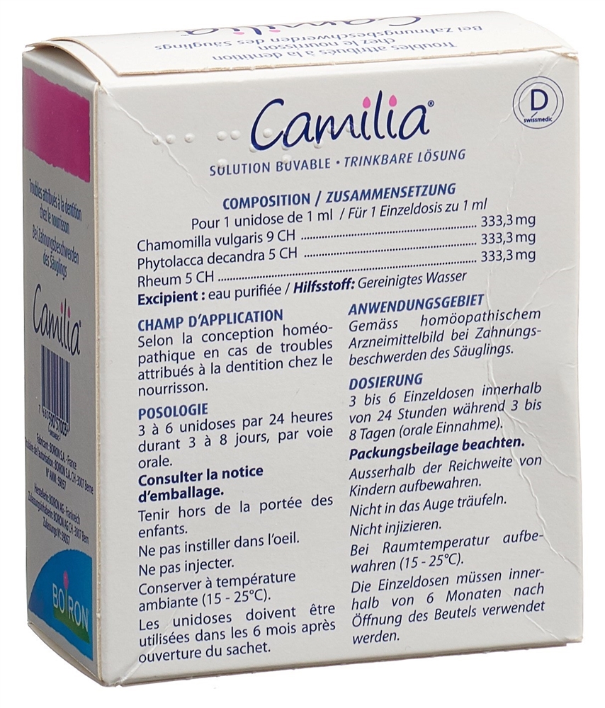 CAMILIA Trink Lös Unidos 1 ml