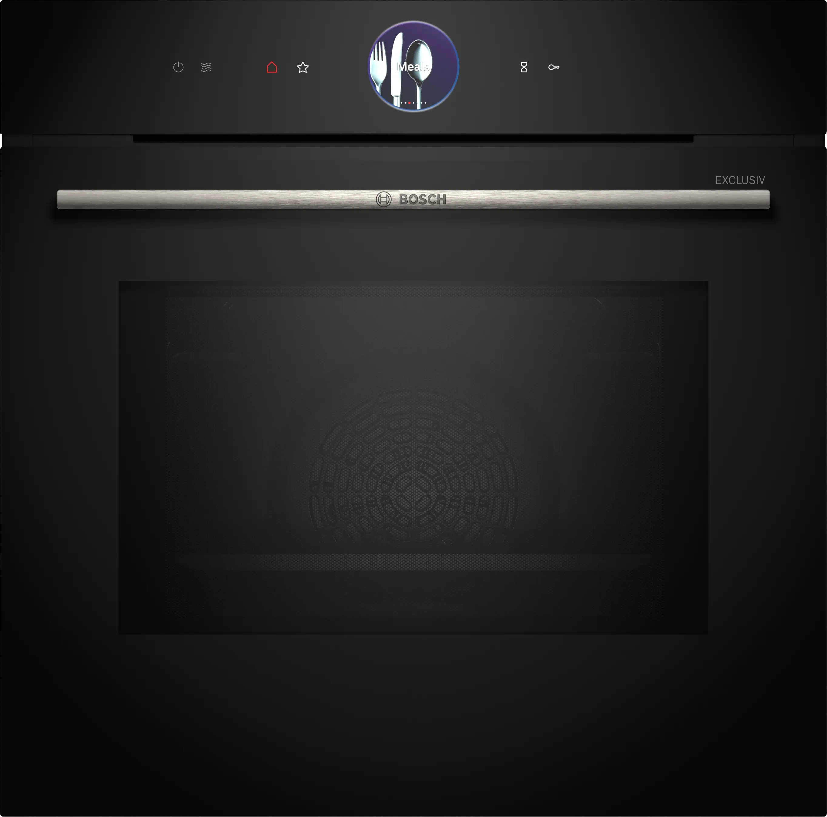 Serie 8 Bakoven met magnetron 60 x 60 cm Zwart