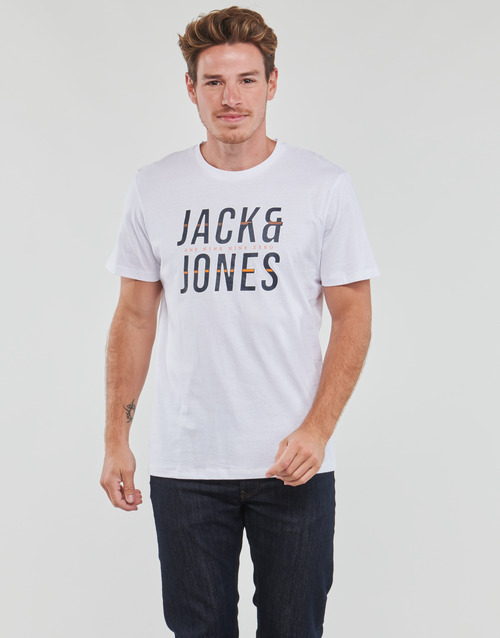 Jack & Jones - JJXILO TEE SS CREW NECK - Blanc