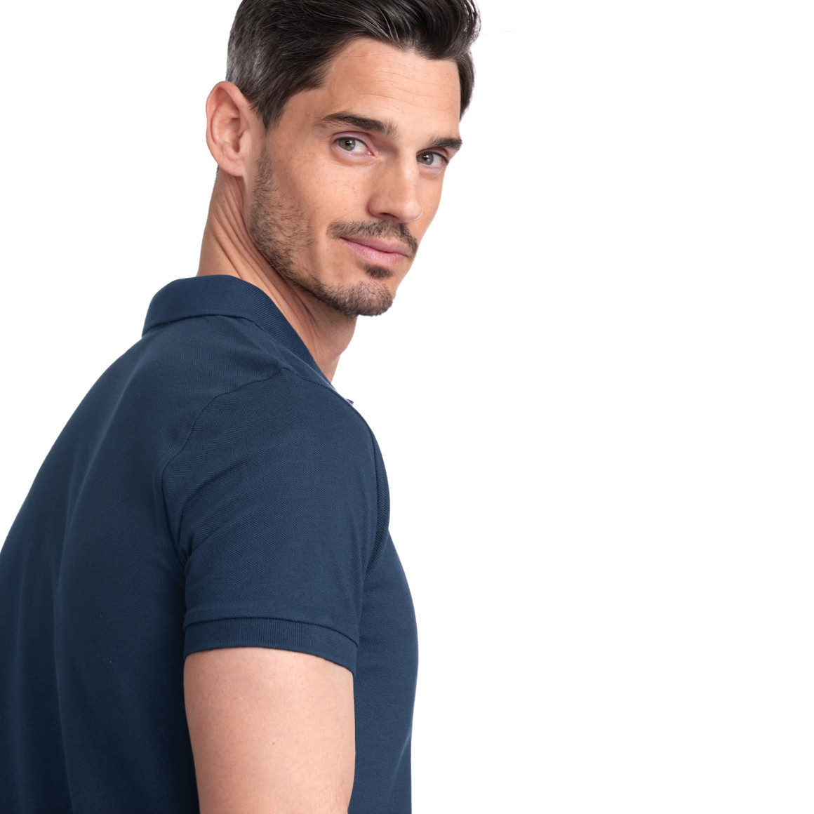 VanVaan Herren Poloshirt in Piqué-Qualität blau