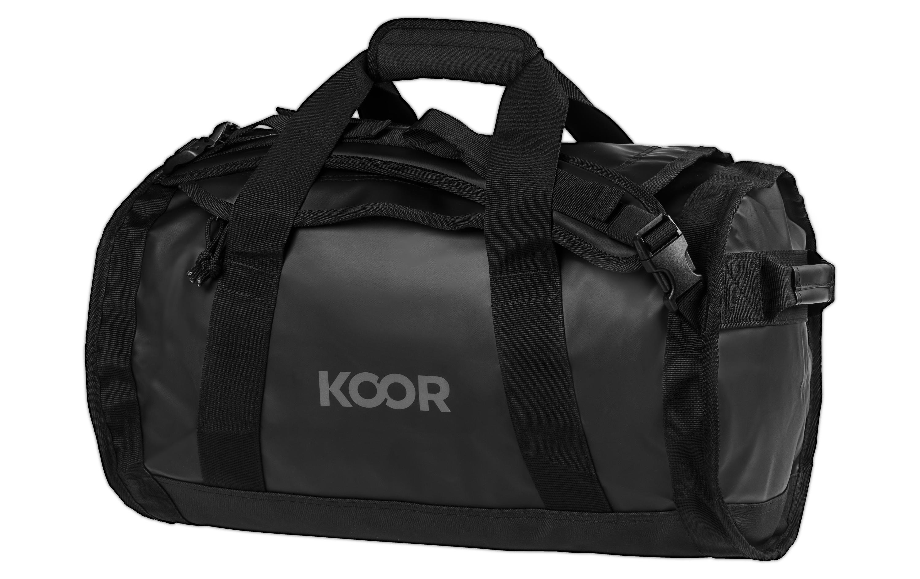 Duffle Bag Sooma 30 l, SchwarzWasserabweisende Reisetasche