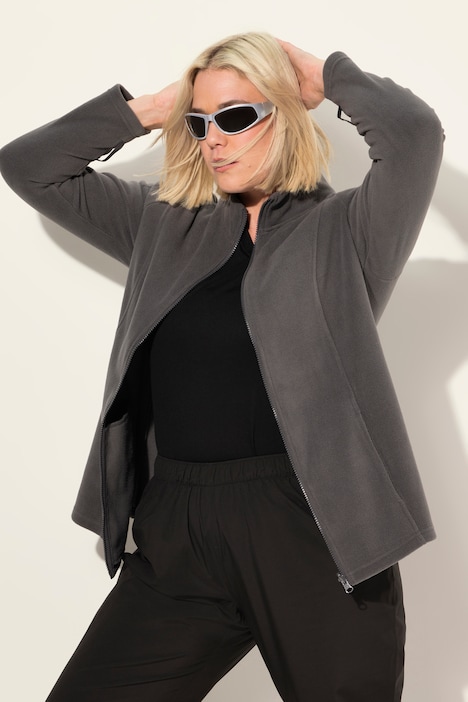 Fleecejacke, Baukastensystem, Innenjacke, Stehkragen