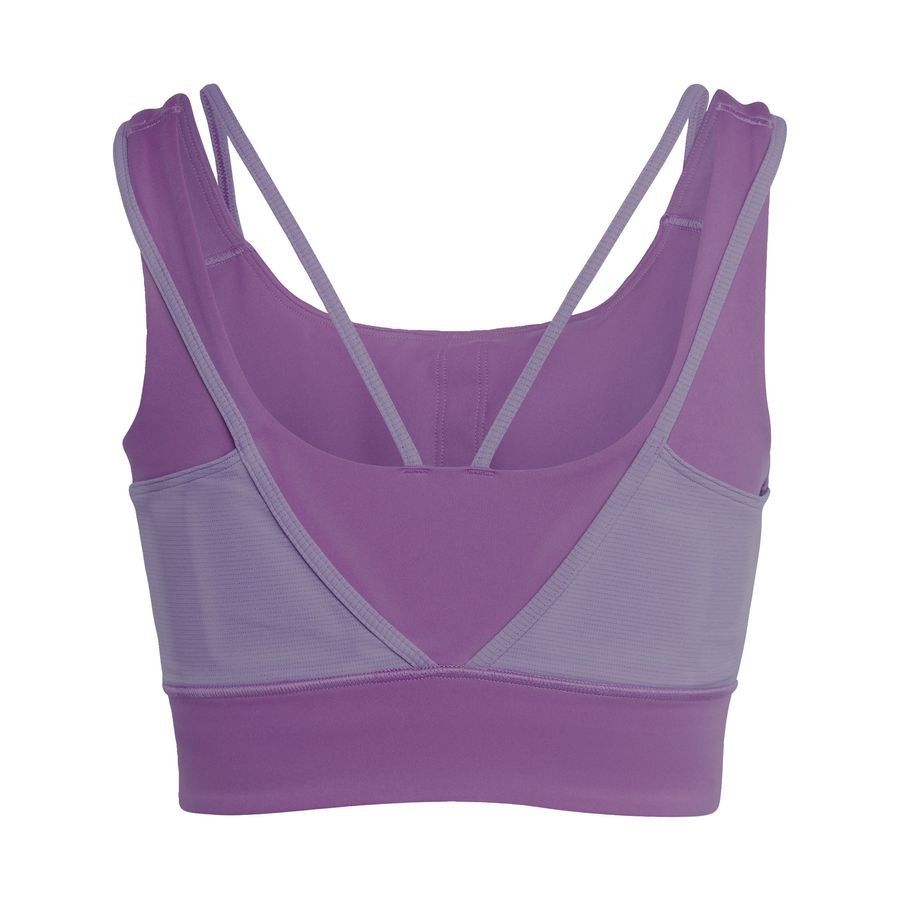 adidas Brassière power Impact Medium Support - Violet Femme