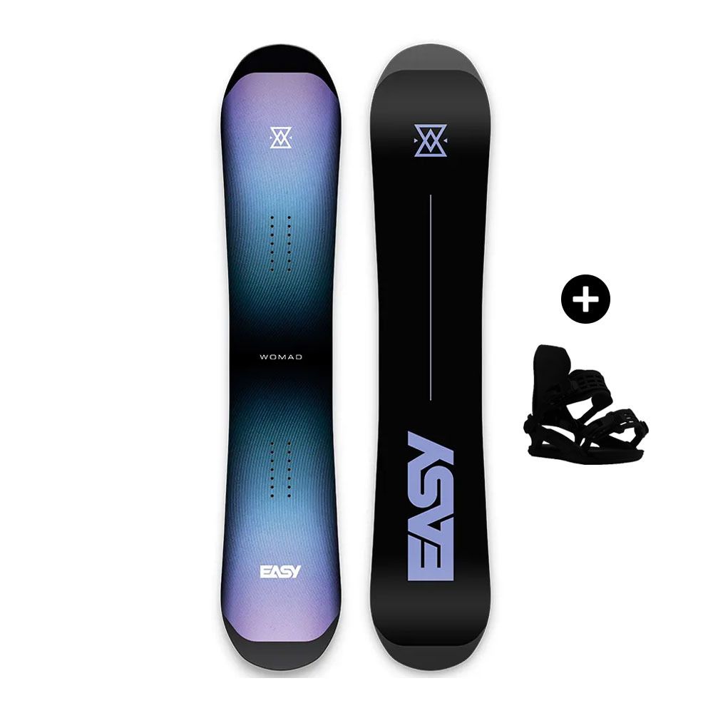 Easy Pack snowboard WOMAD - Pack snowboard all-mountain Femme purpe/black