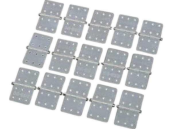 DU-BRO Hinges 16/28 Hængsel Rektangulær Polyamid (L x B) 28 mm x 16 mm 15 stk
