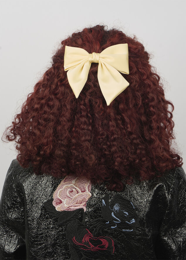 Sui Ava Smooth Bow Light yellow