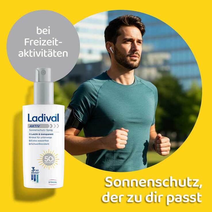 Ladival Aktiv Sonnenschutz-Spray LSF 50 + , 150 ml