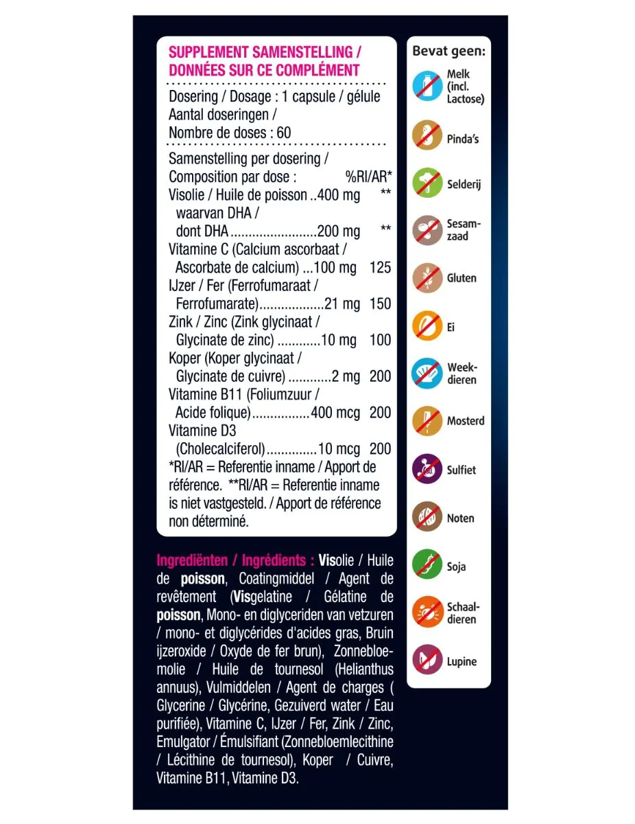 Vruchtbaarheid Support vrouw 60 softgels