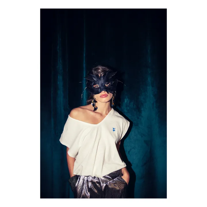 Sisters Department T-Shirt Camille Coton et Lin | Blanc