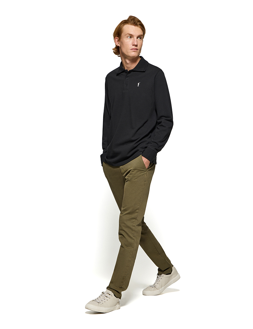 Rigby Go Ml Ss Polo Black