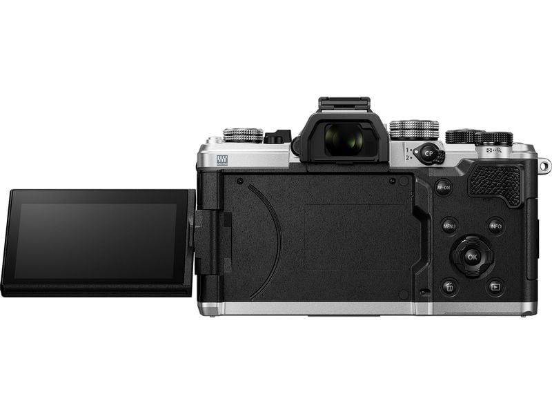 OM-System Fotokamera OM-3 Body Silber Kompakte, vielseitige Fotokamera in einem hochwertigen Metallgehäuse