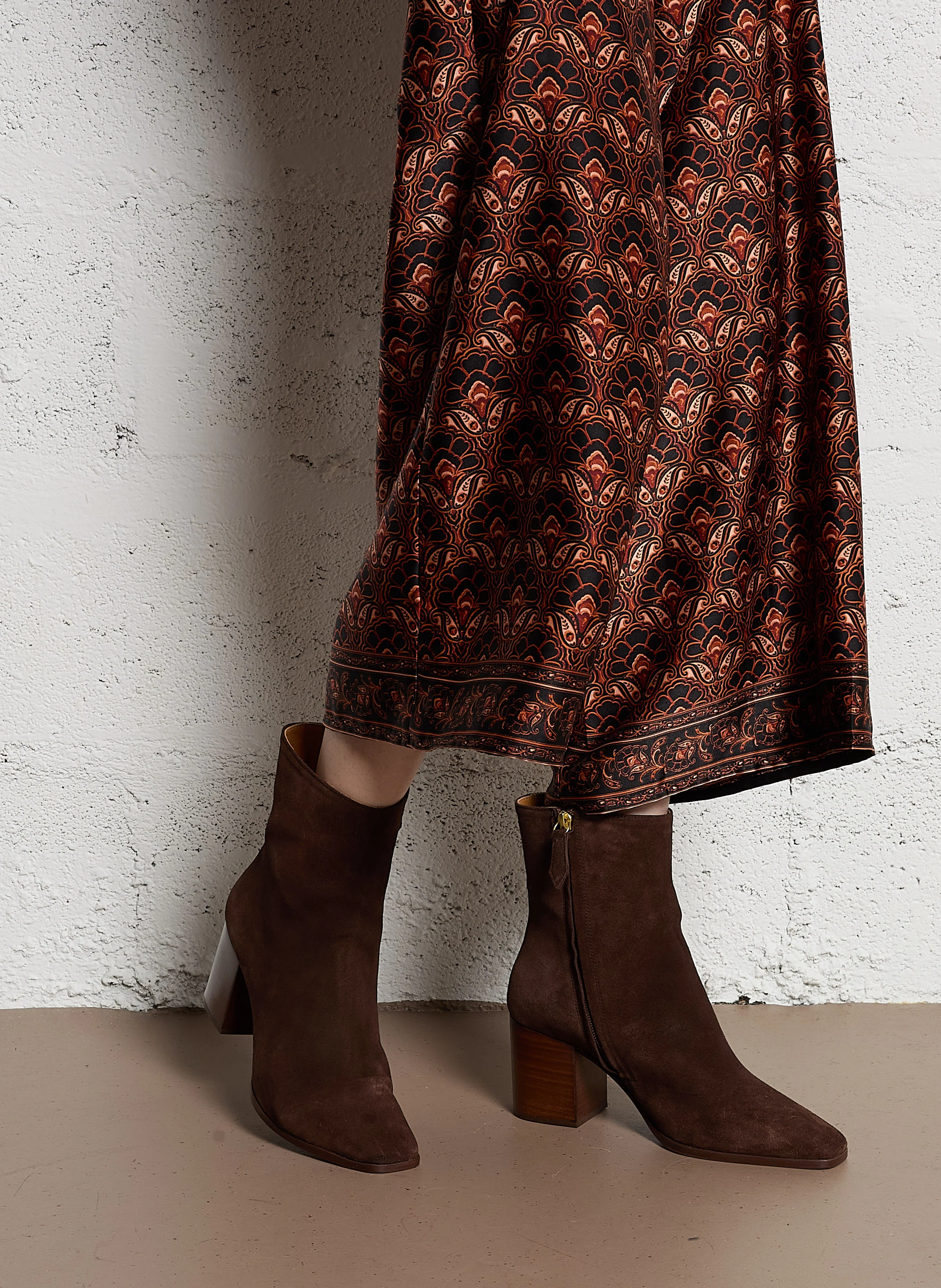 N°670 - Bottines en cuir | Marron