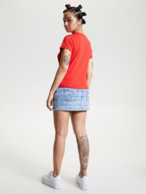 Camiseta Slim Fit com Logo Essencial