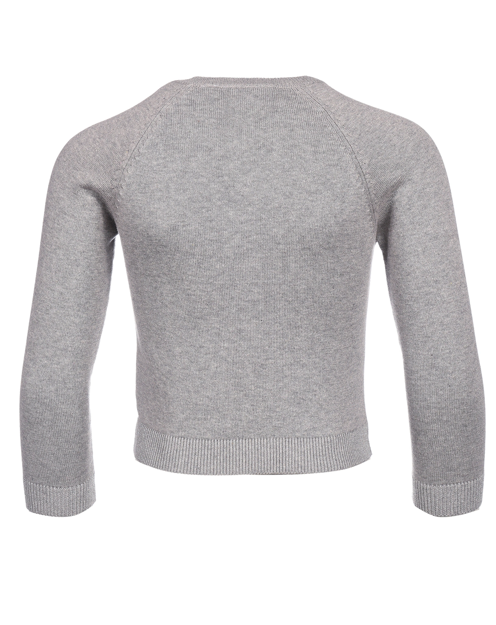 Strickjacke NEELE mit Glitzer in grey melange
