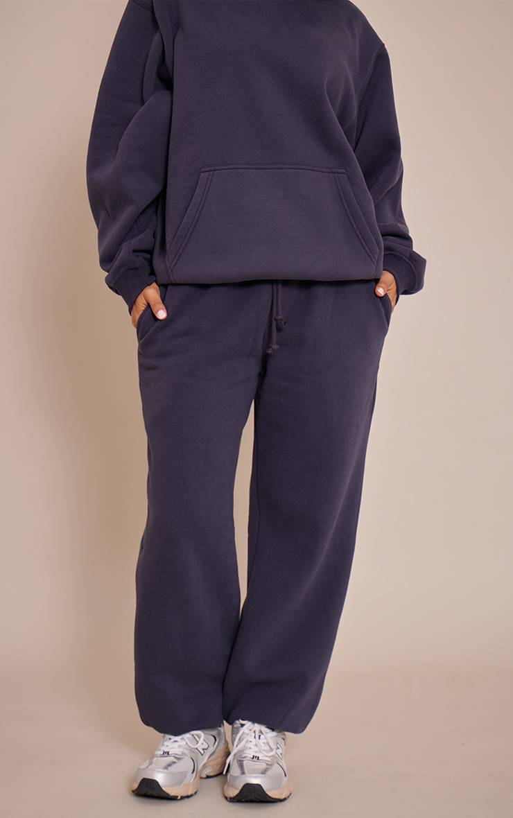 Bleu Marine Pantalon De Jogging À Revers Petite Taille