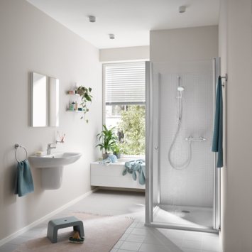 Grohe doucheset Quickfix Precision Flow met thermostaatkraan 1 stand chroom