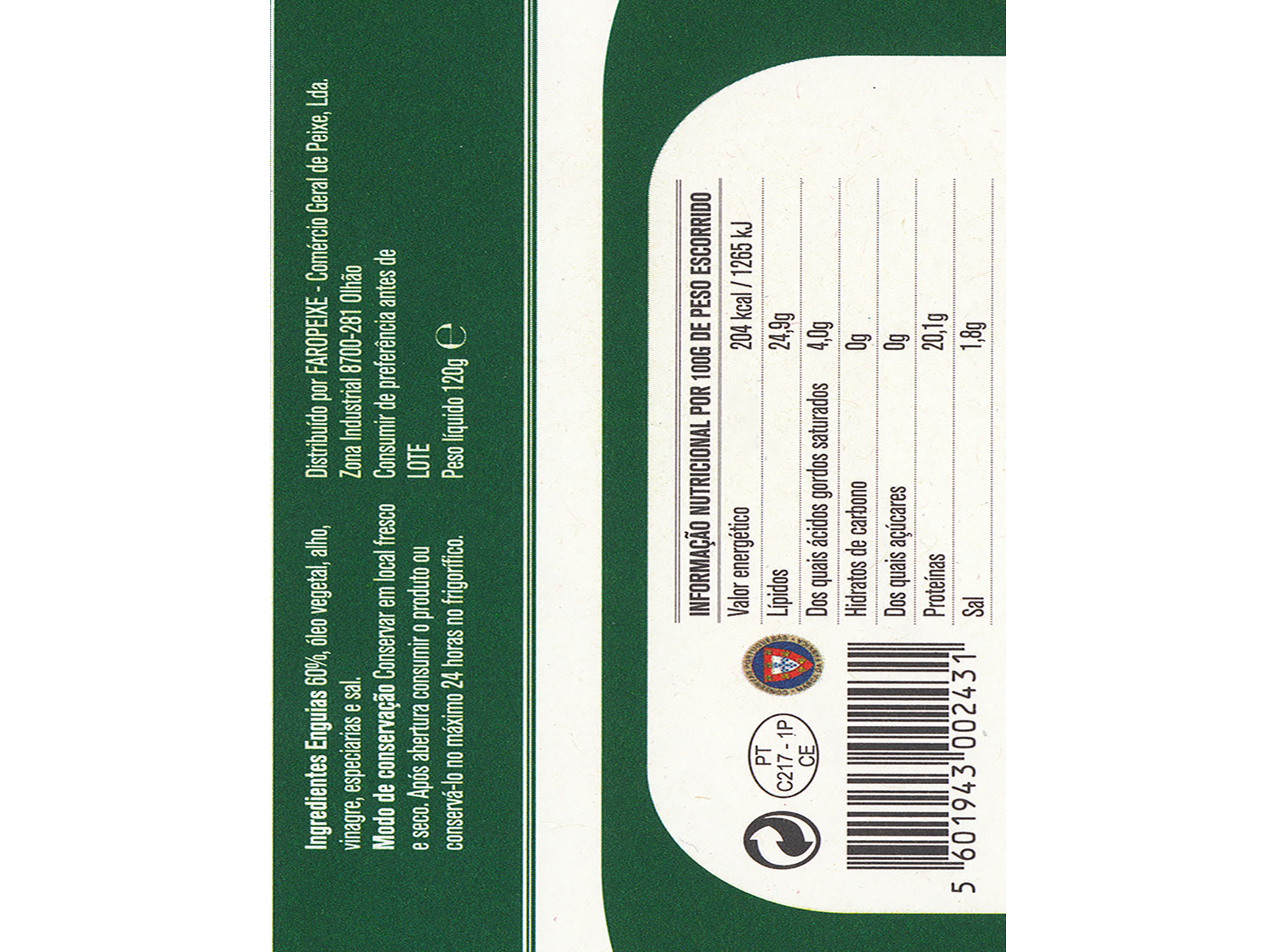 ENGUIAS NAZARENA ESCABECHE 120(72)G