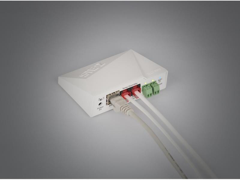 HWgroup Temperatur-Sensor SNMP, WLAN, PoE HWg-STE2-R2-Kit Lan und Wifi Thermometer für Fern-Überwachung