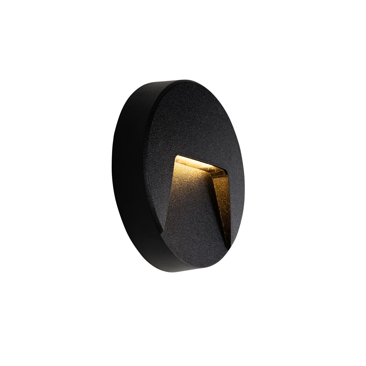 Set van 2 buiten wandlampen zwart rond incl. LED IP65 - Gem