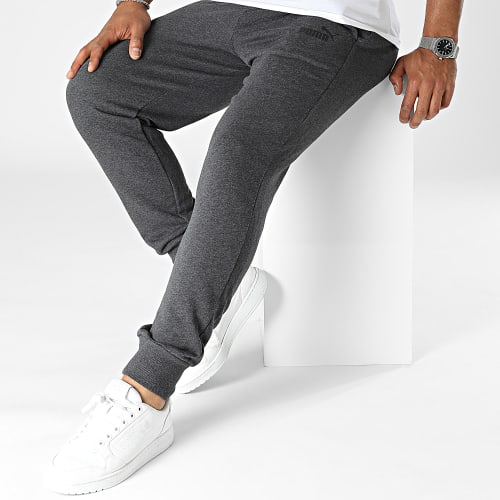 Pantalon Jogging Essentials Logo 586716 Gris Anthracite
